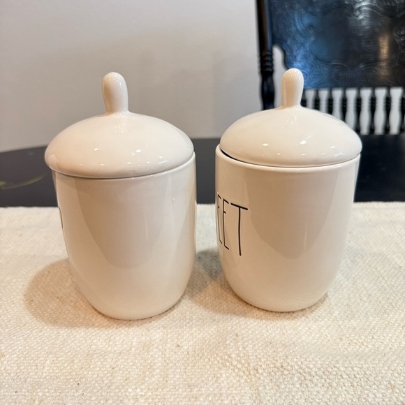 Rae Dunn Scoop Sweet Ceramic Kitchen Canisters With Lids - Picture 2 of 8